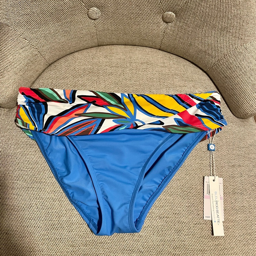 Bleu Rod Beattie Hipster Bikini Skyline Lush Life Size 6